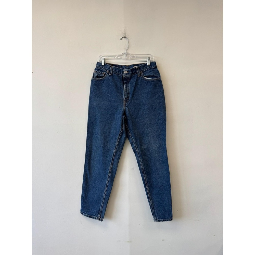 VTG Levis 550‎ Jeans Womens 30" Blue High Rise Relaxed Tapered Denim 90s